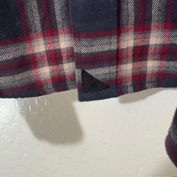 UNTUCKit Shirt Mens Small Gray Plaid Flannel Slim Fit Rondel Cotton Button Front - Picture 4 of 8